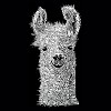 LA Pop Art Women's Word Art V-Neck - Llama - 2 of 4