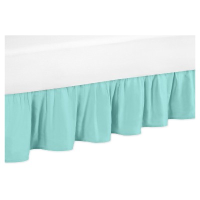 Queen Turquoise Ruffle Bed Skirt - Sweet Jojo Designs