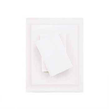 King 1200 Thread Count Cotton Rich Sateen Sheet Set White - Color Sense :  Target