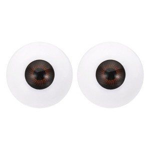 Unique Bargains Realistic DIY Craft Three-Dimensional Acrylic Doll Eyes 1 Pair - 1 of 4