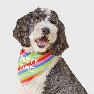 Birthday Reversible Dog Bandana - Boots & Barkley™ White One Size Fits Most - 1 of 4