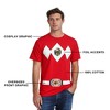 Power Rangers Ranger Men's Black Crew Neck Short Sleeve Cosplay Tee - 2 of 4
