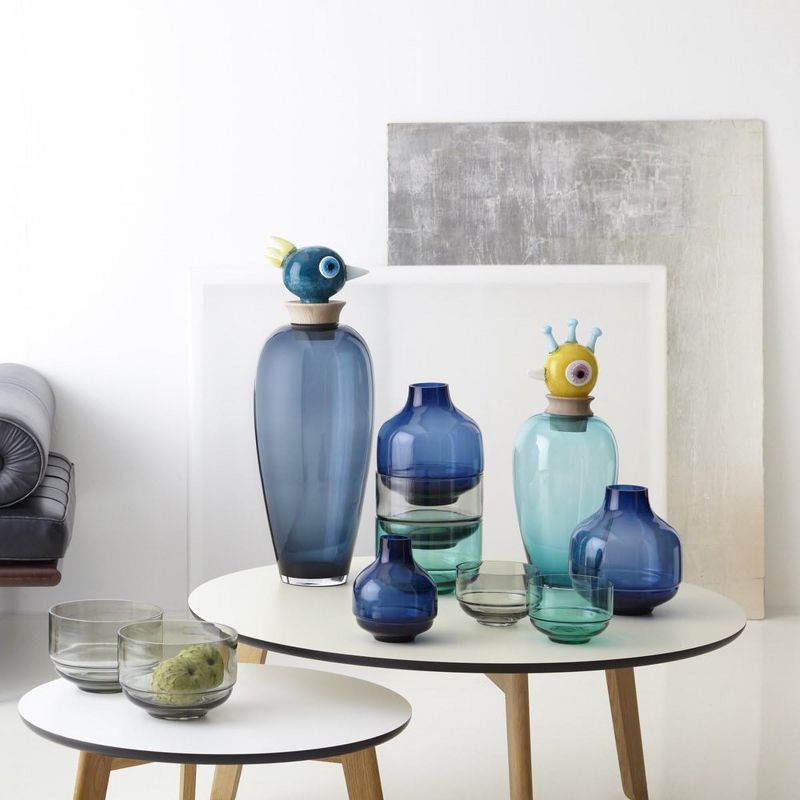 Leonardo Fusione 3 piece Glass Vase Set - Blue, 4 of 8