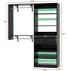 Aheaplus 60'' Closet Organizer with Shoe Rack and Drawers, Reversible Walk-in Closet System with Adjustable Shelves and Hanging Rods - 3 of 4