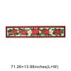 Unique Bargains Christmas Table Runner Polyester Red Yellow Green 71x14 Inch 1 Pc - 3 of 4