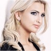 Guili Sterling Silver Rhodium Plated Teardrop CZ Earrings in Various Colors, A Sparkling, Elegant Collection for Timeless and Stylish Looks - 2 of 4