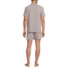 Lands' End Men's Short Sleeve Knit Jersey Short Sleep Set - 2 of 3