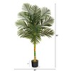 Nearly Natural 5-ft Golden Cane Artificial Palm Tree - 2 of 4