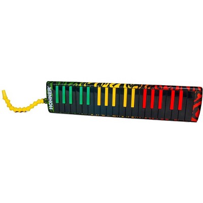 Hohner Airboard Rasta Print With Bag And Blowflow Mouthpeice 37-Key