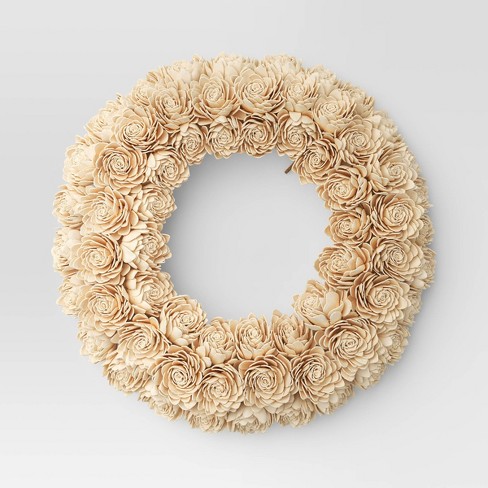 Shola Preserved Wreath - Threshold™ - image 1 of 3