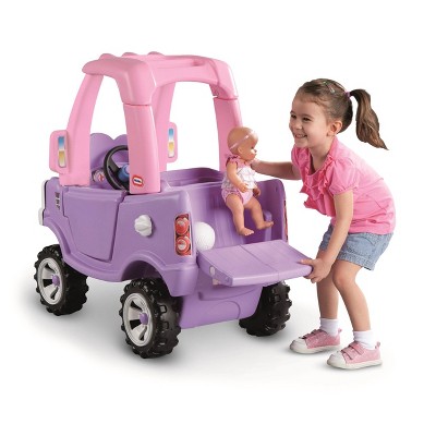 pink and purple cozy coupe car