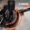 VEVOR Precision Miter Gauge, Standard Slot 3/4'' x 3/8'', Aluminum Alloy Table Saw Miter Gauge with 18 in Grating 15 Angle Stops, Black - 4 of 4