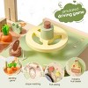 ROBOTIME Baby Walkers Wooden Adjustable Baby Walker with Wheels, Activity Walker for Boys Girls, Toddler Push Toy, 15.4"*10.6"*19.3" - 4 of 4