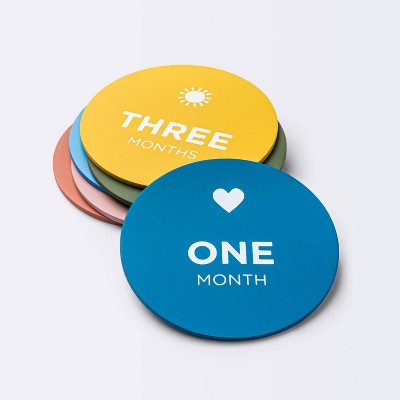 Image of Round Monthly Milestone Cards - Cloud Island™