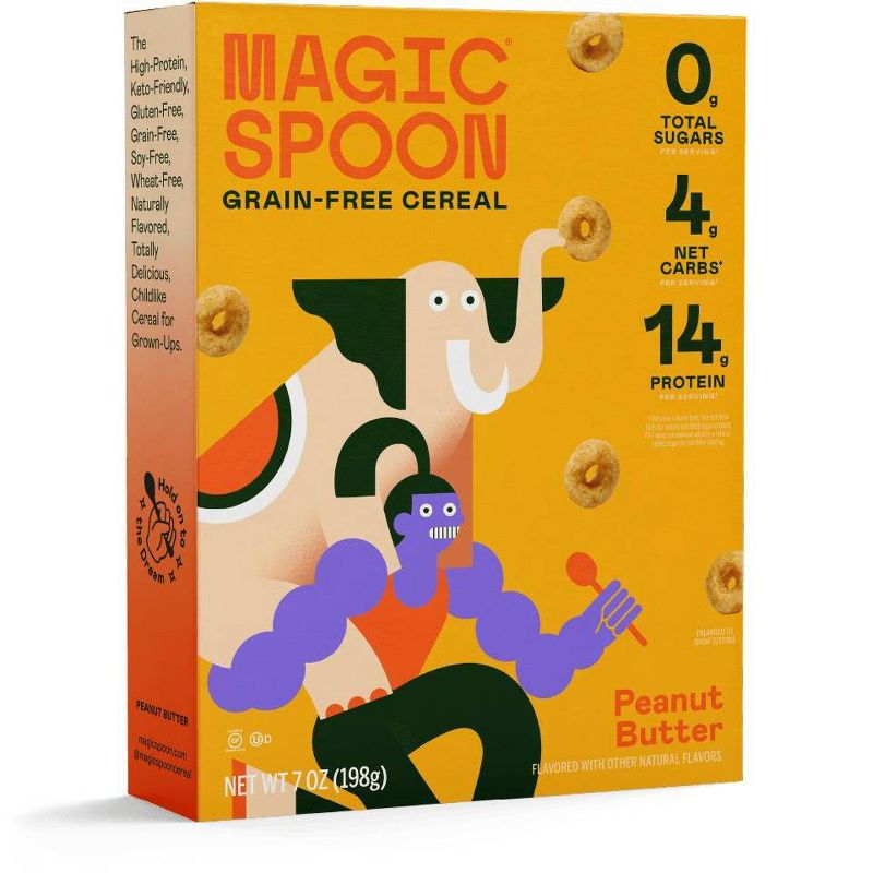Magic Spoon Peanut Butter Keto and Grain-Free Cereal - 7oz, 1 of 11