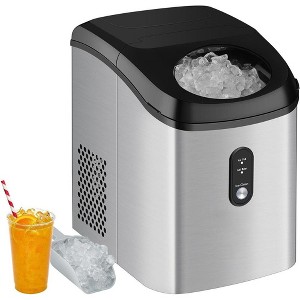 Portable Ice Maker Countertop 33lbs/24H Chewable Ice Machine Self-Cleaning - 1 of 4