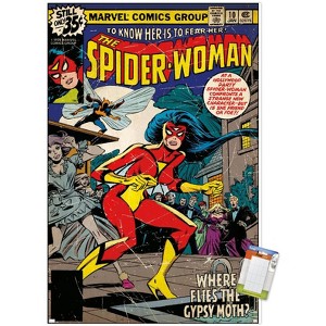 Trends International Marvel Comics Spider-Woman - Spider-Woman #10 Unframed Wall Poster Print White Mounts Bundle 22.375" x 34" - 1 of 4