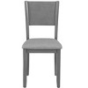 PAGED Dining Chairs Set of 4 Wooden Living Room Chairs Upholstered Kitchen Chairs with Padded Seat for Living Room - 2 of 4