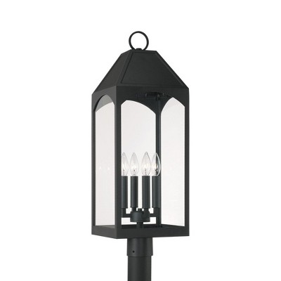 Capital Lighting Burton 4 - Light Post Light in  Black