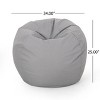 GDFStudio Litton 34" Indoor Modern Upholstered Bean Bag - 3 of 4