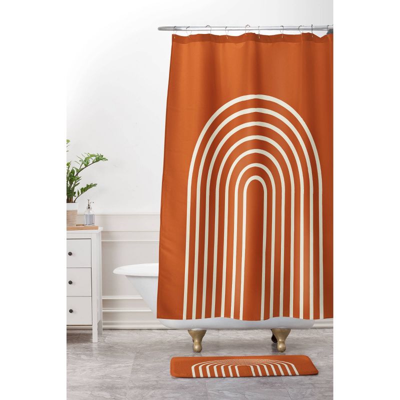 Grace Terracota Shower Curtain Orange - Deny Designs, 4 of 6
