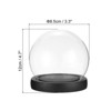 Unique Bargains High Borosilicate Glass Dustproof Decorative Tabletop Display Ball Bell Jar 1 Pcs - 2 of 4
