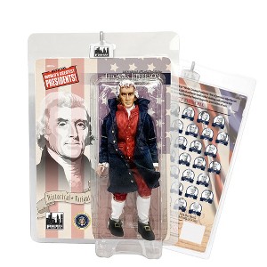 US Presidents 8 Inch Action Figures Series: Thomas Jefferson [Blue & Red Outfit Variant] - 1 of 3
