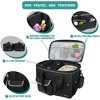 PetAmi Dog Travel Bag, Pet Supplies Organizer with Pockets, Food Container Collapsible Bowls, Gift Accessories Weekend Camping - 4 of 4
