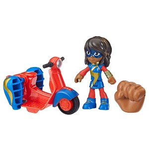 Marvel Spidey and His Amazing Friends Ms. Marvel Embiggen Bike - 1 of 4
