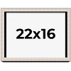 PosterPalooza | Minimalist Shadow Box Silver Picture Frame - UV Acrylic, Backing Board, Hanging Hardware - 2 of 4