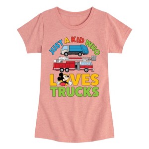 Girls' - Disney - Mickey & Friends Fitted Short Sleeve Graphic T-Shirt - 1 of 3