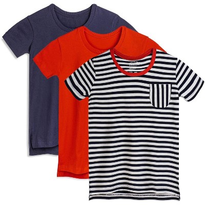 Mightly Toddler 3pk Fair Trade Organic Cotton Extended Length Tees