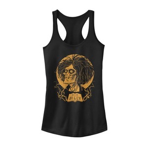 Juniors Womens Disney Hocus Pocus Billy Zombie Portrait Racerback Tank Top - 1 of 4