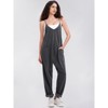 EXLURA Womens Casual Summer Jumpsuits Denim Trendy Fashion Overalls with Pockets - 4 of 4