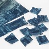 Decopatch Papers - Pack of 3 sheets - 11 3/4 x 15 3/4 - Blue Jeans - 2 of 4