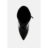Mesta Croco Textured Stiletto Boots Women - 4 of 4