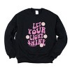 Simply Sage Market S.W.Smiley Let Your Light Shine Smiley Face Sweatshirt - 2 of 4