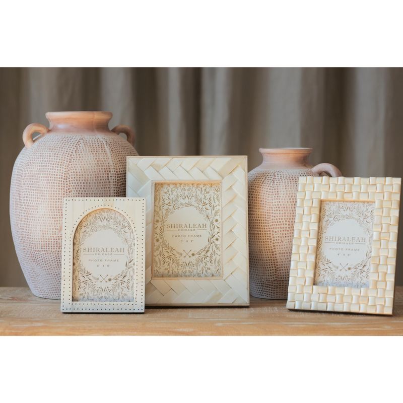 Shiraleah Ivory Ariston Vaulted 4x6 Ivory Picture Frame, 4 of 7