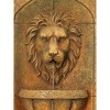 John Timberland Lion Head Rustic 2 Tier Outdoor Wall Water Fountain with LED Light 29 1/2" for Yard Garden Patio Home Deck Porch Exterior Balcony - 3 of 4