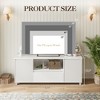 TV Stand for TVs, Modern Fluted Media Console with Storage Drawer and Adjustable Shelves，Entertainment Center for Living Room, Bedroom. - 2 of 4