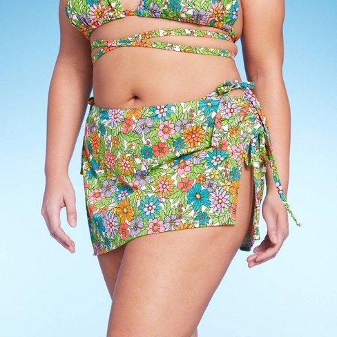 VDM the Label Kylie Skirt - Floral Bikini Skirt - Swim Skirt - Lulus