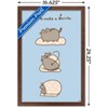 Trends International Pusheen - Purrito Framed Wall Poster Prints - 3 of 4