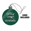 Loyola University Maryland Greyhounds Logo Acrylic Christmas Tree Holiday Ornament - 3 of 4