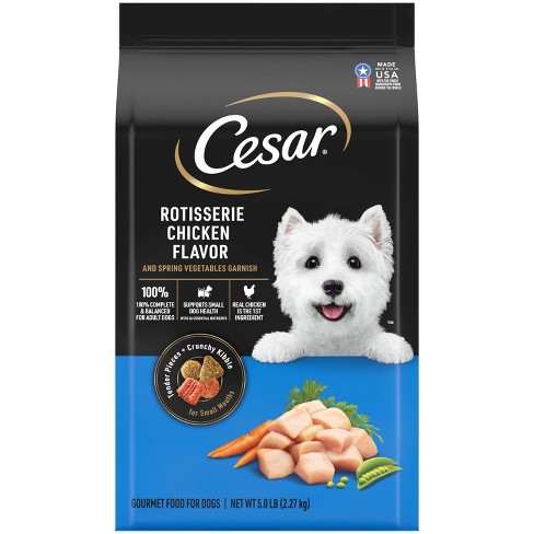 Cesar Rotisserie Chicken Flavor With Spring Vegetables Garnish