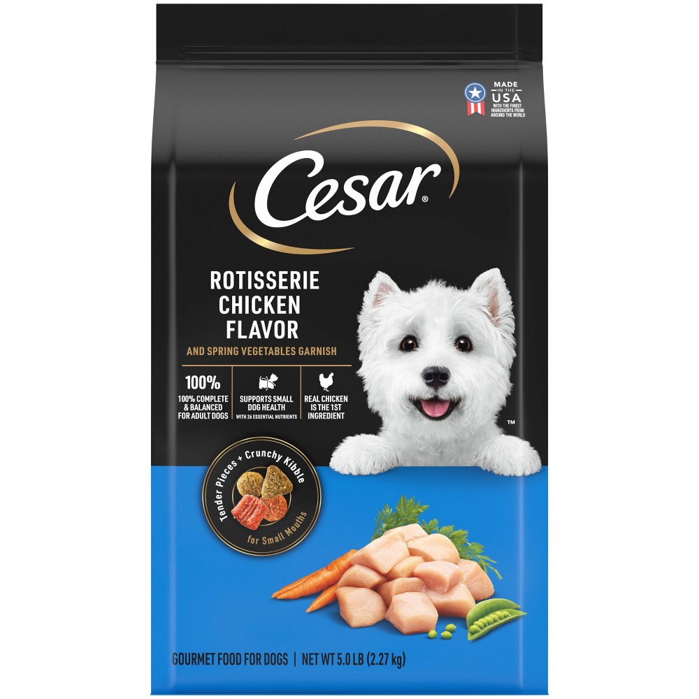 Cesar Rotisserie Chicken Flavor with Spring Vegetables Garnish Small Breed Adult Dry Dog Food Target in Irvine CA