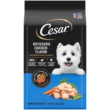 Cesar Rotisserie Chicken Flavor with Spring Vegetable Garnish Small Breed Adult Dry Dog Food
