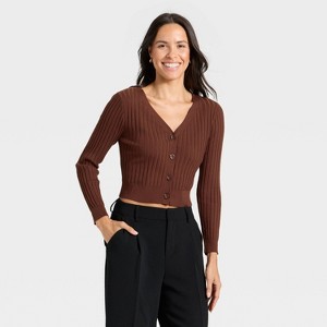 Women's Button-Front Cardigan - A New Day™ - 1 of 3