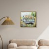 Art Remedy Vintage Trucks and Flowers Chic Farmhouse Wall Art Framed - 2 of 4