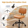 NicBex 360° Rolling Swivel Office Desk Chair,Adjustable Height Armless Chair with Wheels,Computer Task Chair for Bedroom,Living Room,Study Room - 3 of 4