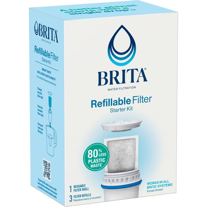 Brita Refillable Filter Starter Kit 3pk, 6 of 13